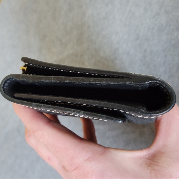 Coach Leatherware Signature Folding Snap Wallet - Picture 6 of 9